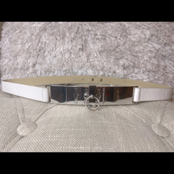 BCBGMaxAzria Accessories - White BCBG Belt